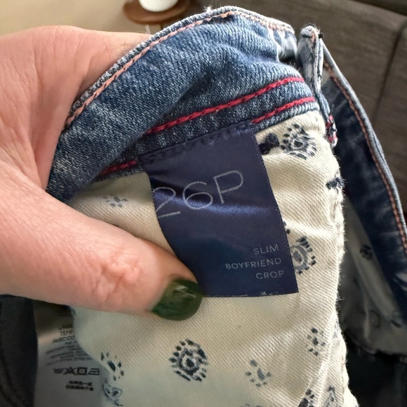 Anthropologie Pilcro Floral The Slim Boyfriend Jeans 26P - Picture 6 of 7